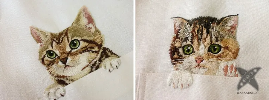 Котик на рубашку