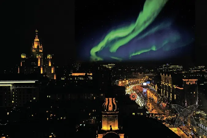 Над Москвой вспыхнет полярное сияние