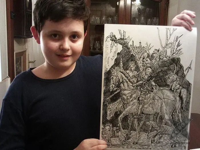 Невероятный 11-летний художник