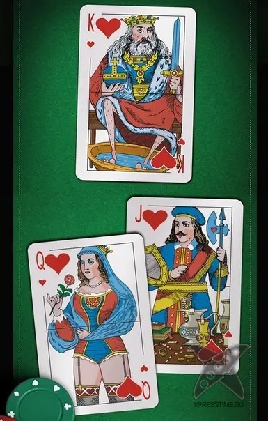 Вторая половина игральных карт