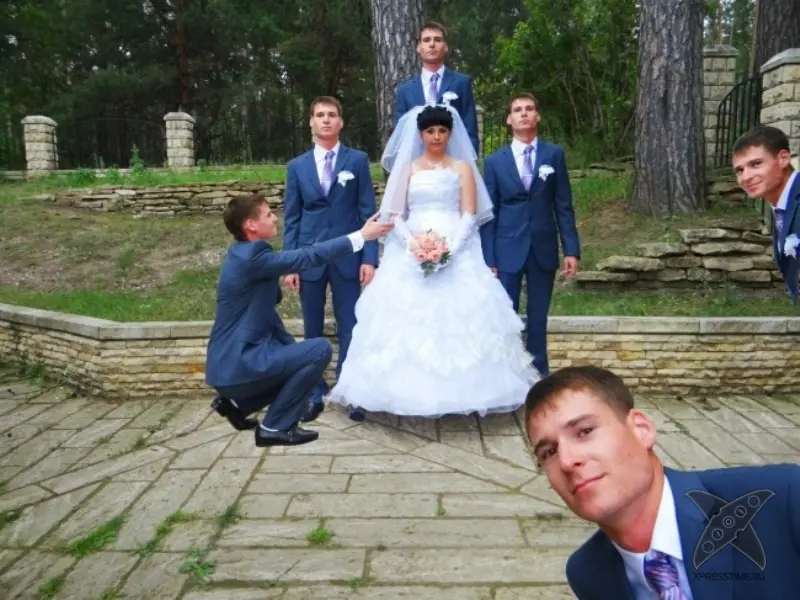 Ужасные свадебные фотографии