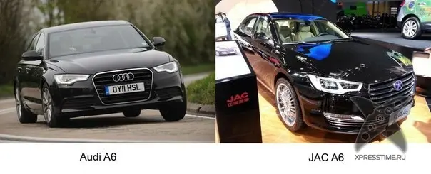Китайские копии известных авто