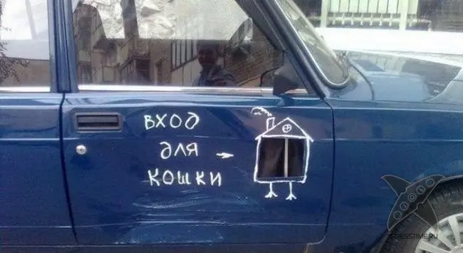 Забавные надписи на авто