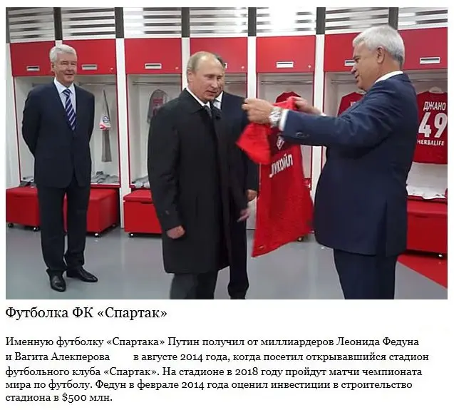 Самые запоминающиеся подарки Путину-5