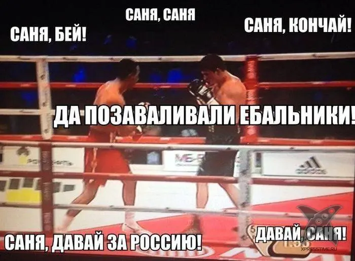 Фотоприколы на тему боя Кличко и Поветкина