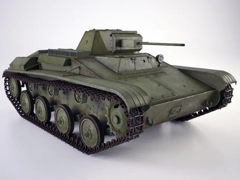 Легкий танк Т-60.