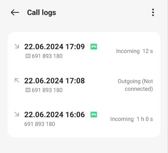 сначала были траблы со связью, ибо звонят они с IP телефонии а после держал их на линии час пока связь не вырубилась
