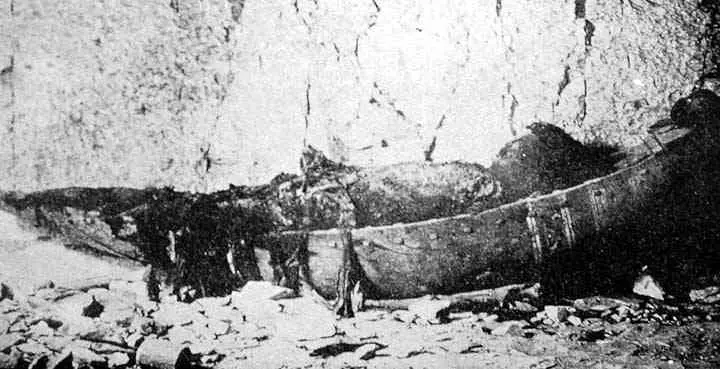 Мумия, предположительно принадлежавшая Сетнахту. Фотография 1898 года