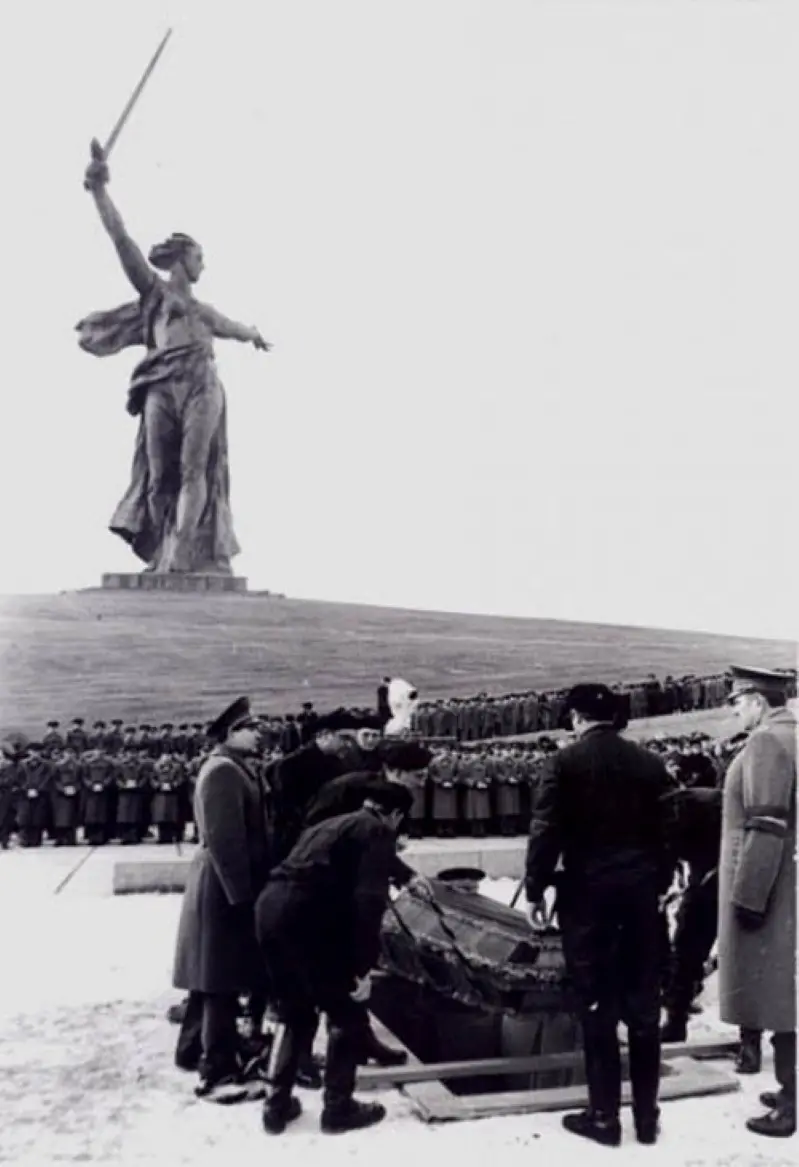 Похороны В.И. Чуйкова в Волгограде. Март 1982 года